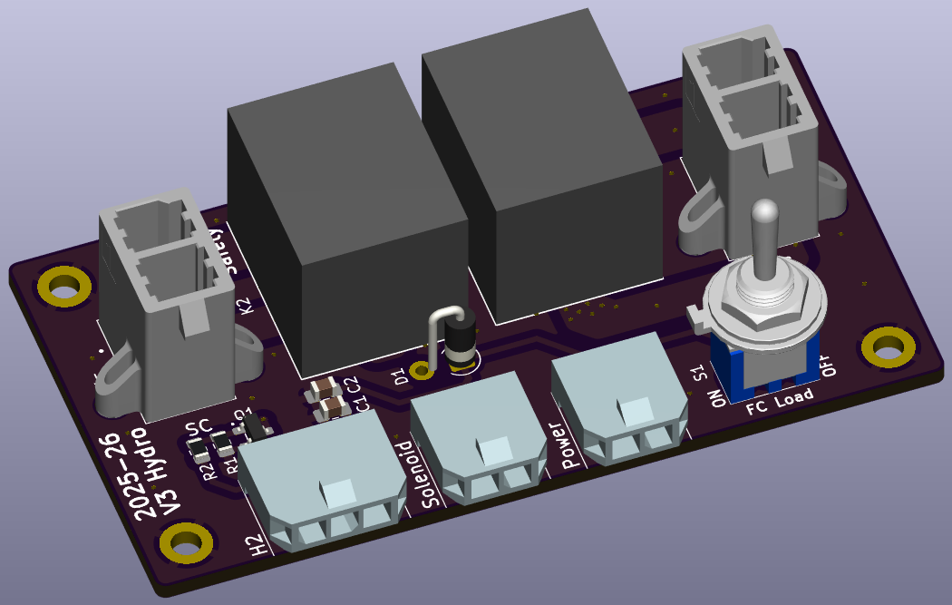 Screenshot of 3D model of the safety system.
